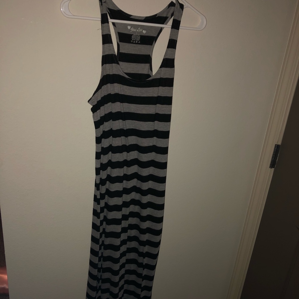 Striped maxi dress